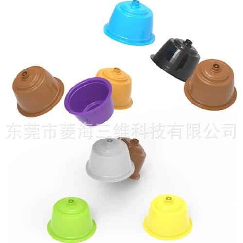 Reusable Coffee Capsules for Dolce Gusto Coffee Machine with Spoon Brush Normal Version & Crema Maker