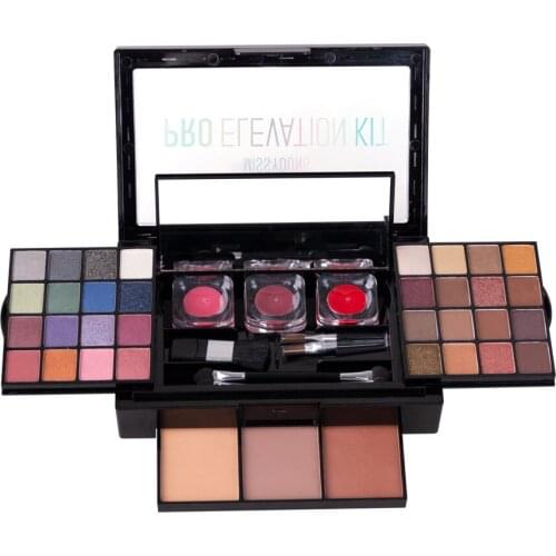 38 Colors Makeup Kit Long Lasting Waterproof Shimmer Glitter Matte Eyeshadow Palette Powder Blush shadingpowder Lip Gloss Mirror