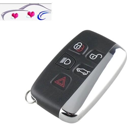 2020 NEW replacement car key shell case 5 buttons remote smart key fob case shell forLAND ROVER LR4 RANGE EVOQUE SPORT