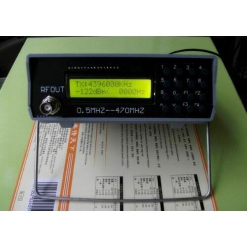 Signal Generator 0.5MHz-470MHz RF Signal Generator Meter Tester for FM Radio Walkie-talkie Debug Digital Singal Output