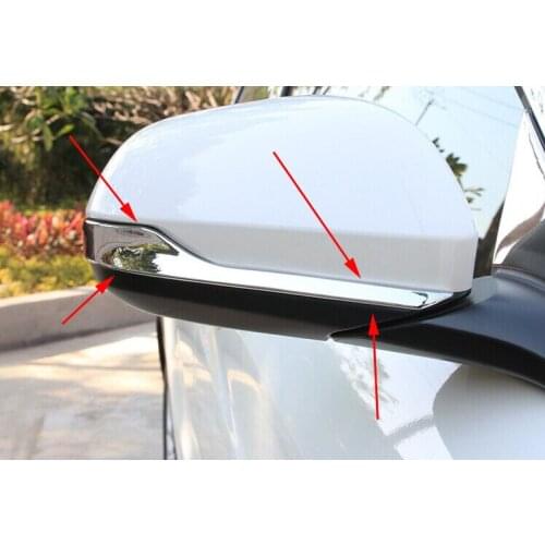 For Honda hrv 2015 car accessories ABS chrome side door mirror rim for honda HRV / VEZEL 2014 2015 2016 chrome molding of 2pcs