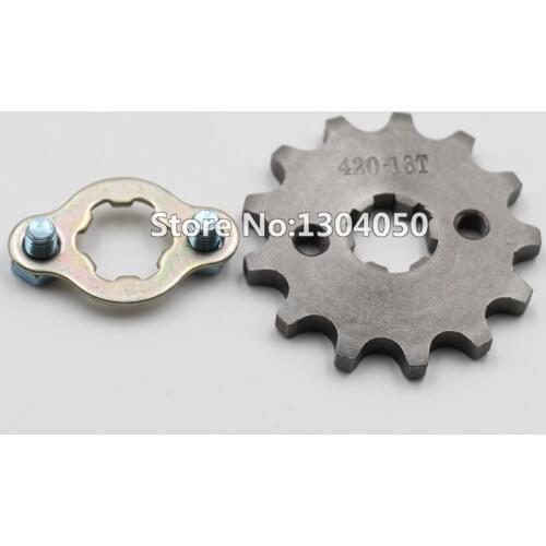 420 13 Tooth 17mm Front Engine Sprocket For 50cc 70cc 90cc 110cc 125cc ATV Quad Kazuma Bike TaoTao Sunl