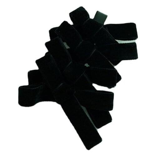 TIMEONLY Korean Style Black Color Hairy Butterfly Hairwear for Women Girls French Statement Jewelry Wedding Gift Autumn Winter