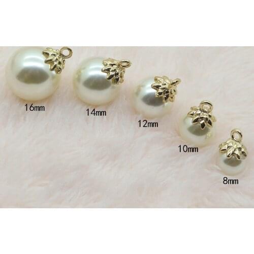 New 20pc Pendant Pearl Buttons Zipper head Invitation Card wedding decoration DIY Accessories hair flower center scrapbooking