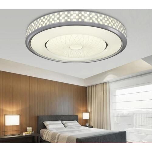 Simple modern round bedroom study living room dining room LED dimming ceiling light Corridor balcony ceiling lamps