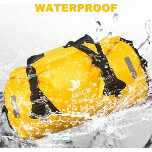 Swimming Bag Portable Waterproof Motorcycle Tail Bag Eco-friendly PVC Breathable Outdoor Dry Storage Bag for Camping N0431