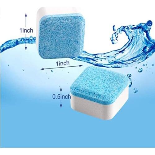 A BOX/12PCS Washing Machine Slot Cleaning Effervescent Tablets Washing Machine Slot Decontamination Disinfection Cleaning Agent
