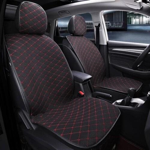 Universal Car Seat Cover Flax 6 Colors Comfortable Seat Cushion Mat Car Styling Carpet Pad Protector Auto aAccessories Interior