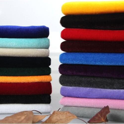 Velvet fabric Plain colour cloth Curtain cloth for DIY /Make table cloth clothes weight=0.2kg/meter