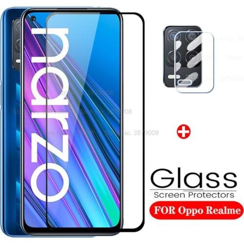 Tempered Glass For Oppo Realme Narzo 30 5G Narzo30 Realmi narzo 30 reamy 6.5'' Camera Screen Protector Safety Protective Film HD