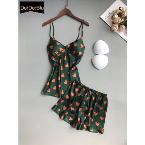 Pajamas Sets Sleeveless Floral Sleepwear Pijama Feminino Sexy Lingerie Underwear Two Piece Set Pyjamas For Women M-XL