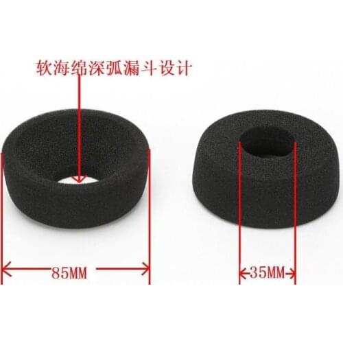 Funnel headphone foam ear cotton for SR60 SR80 SR225 SR325 M1 PSK GSK RS1I RS2I MD2 1pair