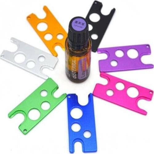 100pcs/lot Aluminium alloy Essential Oils Bottle Opener Key Tool Remover For Roller Balls And Caps On Most Bottles