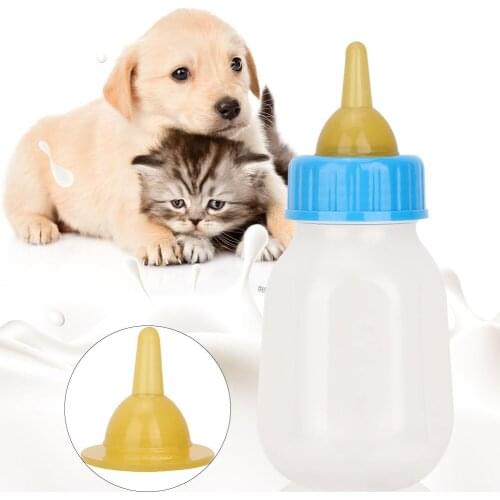 120ml Portable Silicone Transparent Durable Feeding Bottle for Pet Dog Cat Pet Products