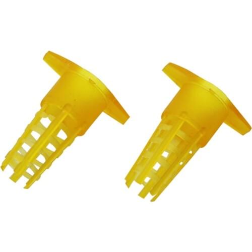 200 pcs Plastic Bee Queen Protective Cover Cell Bee Queen Cage Beekeeper Beekeeping Accessories
