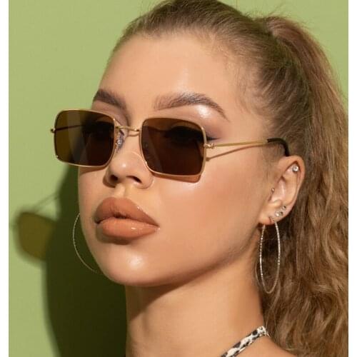 2021 Vintage Gradient Brand Designer Sunglasses Women Men Classic Rectangle Outdoor Sun Glasses UV400 Oculos De Sol Gafas
