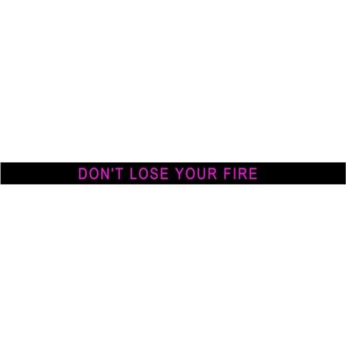 300pcs Motivational Black DON'T LOSE YOUR FIRE Silicone Bracelets Rubber Wristbands Free Shipping by DHL