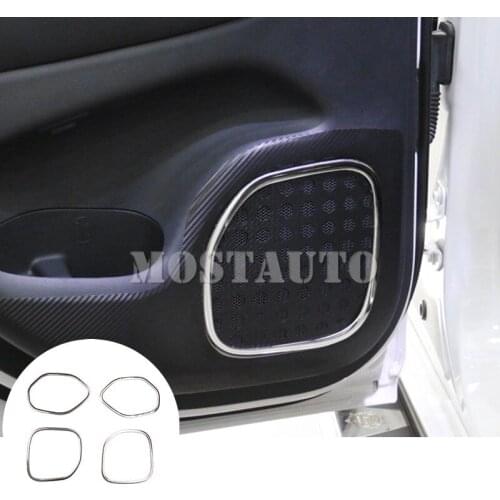 For Jeep Grand Cherokee Interior Car Door Speaker Trim Cover 2011-2018 4pcs Car Accessories Interior