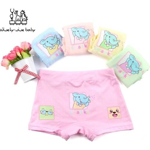 5pcs/pack Girls underwear Children panties Childs underpants Baby Short Briefs Lovely Cartoon Panties Kids Clothes for girls