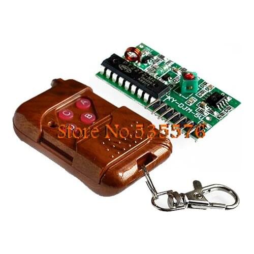 5set/lot IC 2262/2272 4 CH 315Mhz Key Wireless Remote Control Kits Receiver module For