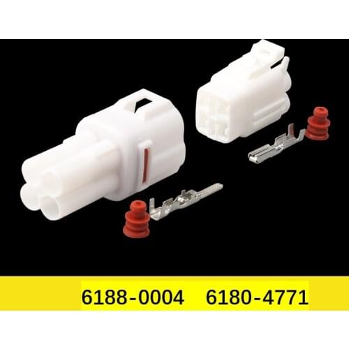 6188-0004 Freeshipping 200sets DJ7043-2-11/21 4Pin AMP Car Electrical Wire Connectors for VW,BMW,Audi,Toyota,NISSAN