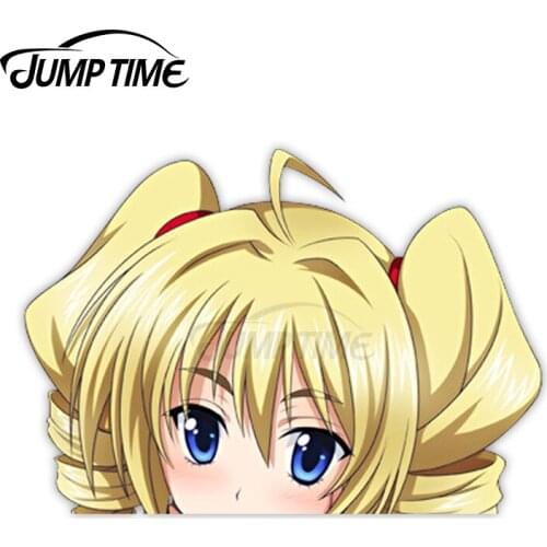 Jump Time Anime High School DxD Ravel Phenex 9 7.8 Bumper Window Helmet Vinyl Decal Peeker Car Stickers