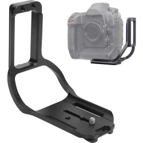 Aluminum Alloy Quick Release L Plate Vertical Shooting Camera Bracket Hand Grip for Nikon D6 Camera Photography Accessories