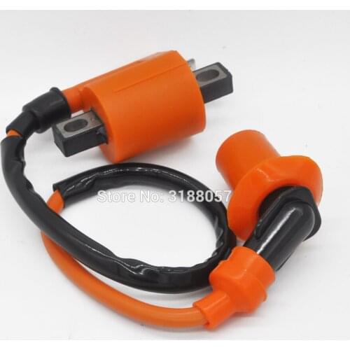 CG Racing Ignition Coil Orange for 125cc 150cc 200cc 250cc ATV Quad 4 Wheeler Taotao Sunl Buggy Go Kart Motorcycle Motocross