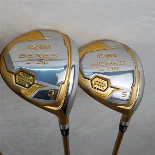 Golf Club HONMA BERES IS-06 Fairway Wood 3.5 High Quality HONMA 4-Star Golden Golf Graphite Shaft R/S with Free Head Cover