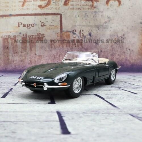 1/18 Jaguar E-type Cabriolet Bburago 12046 Diecast Model Car Toys Boys Girls Gifts