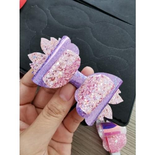 Hair Bow Wooden Steel Cutting Die SMR-BOW0022