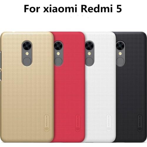 Nillkin Frosted PC case case Hard Protector back cover for xiaomi redmi 5 phone bag case for xiaomi redmi 5 plastic mobile cases