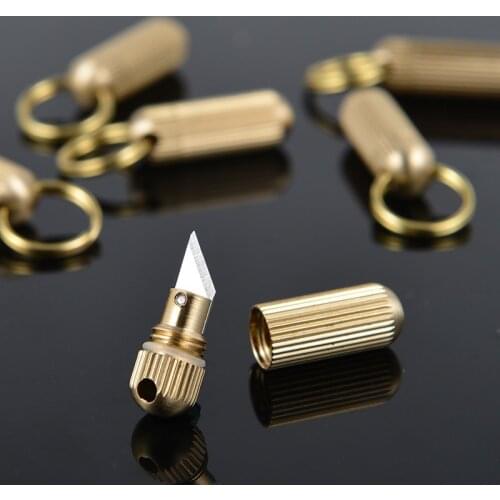 Outdoor Stainless Steel Multi-function EDC Portable Tiny Mini Tool Pendant Cutting Capsule Emergency Personal Safety Tool