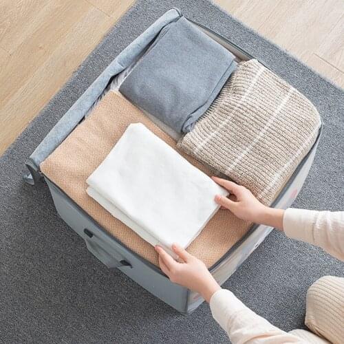 Multifunctional Storage Box Foldable Cover Seamless Cloth Anti-Dirty And Moisture-Proof Clothes Quilt Clothes Storage Box