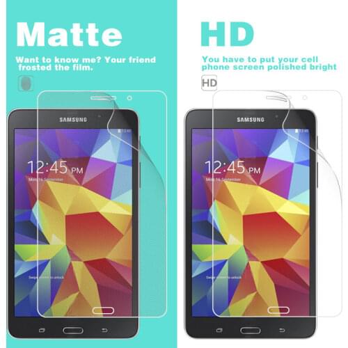 Front Anti-Glare Matte Film For Samsung Galaxy Tab 4 8.0 8" T330 HD Clear Glossy Film Screen Protector Tablet Cover Film Shell