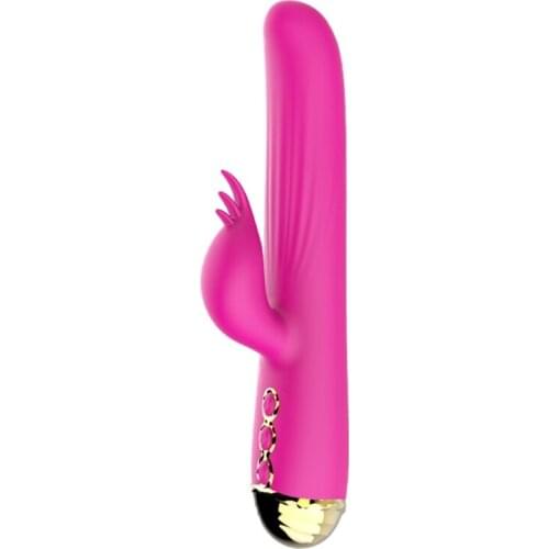 12 Vibration Modes Tongue Licking 3 Thrsuting G Spot Vibrator Rechargeable Massager Stimumator Adult Sex Toy for Women
