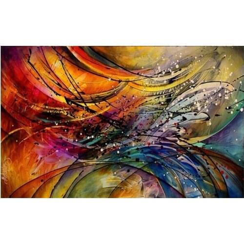 Custom 3d photo wallpaper Cool living room sofa backdrop lines abstract artistic painting mural wallpaper wall mural