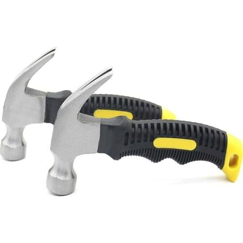 Portable Claw Hammer Mini non-slip Claw Hammer Car Multi-Function Hammer Escape Hammer Anti-Skid Plastic Claw Hammer Household