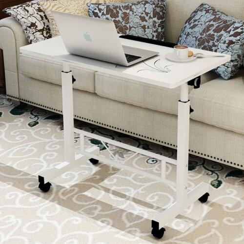 Simple Bed Computer Table Lazy Dormitory Table Mobile Simple Desk Lifting Laptop Small Table Easy To Use Desk Bedroom Wooden
