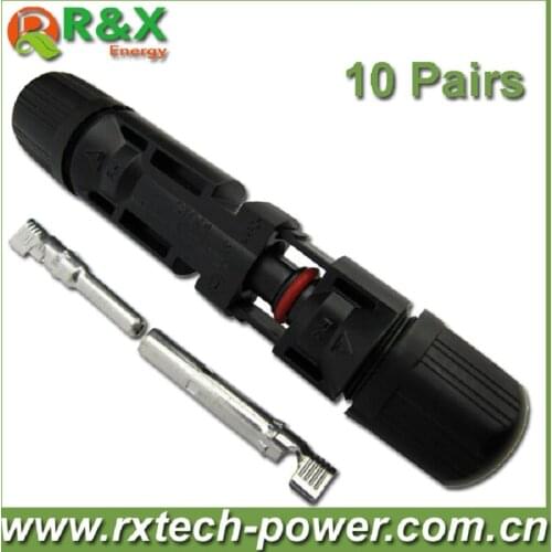 R&X 10pairs/lot Solar Connector PV Connector Apply to Solar Panels Connection High Quality