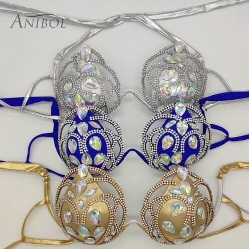 Luxury Rhinestone Bikini Sexy Women Swimwear 2020 Newes Hollow Out Bikini Set Crystal Diamond Girls Swimsuit