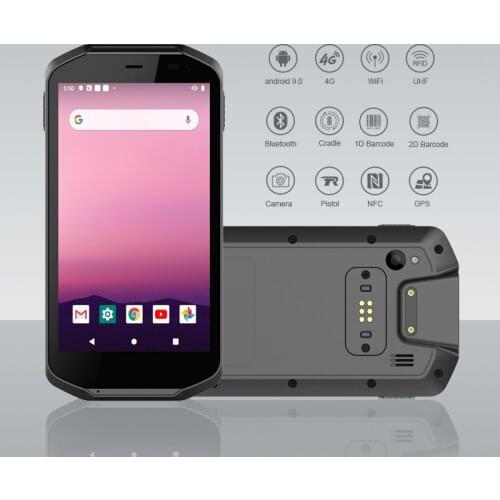 High Quality Andriod 9.0 5 Inch 4G DDR3L 64GB Waterproof Shockproof Rugged Smart Phone Call Industrial PDA Handheld