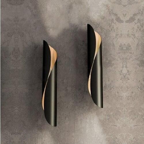 Modern minimalist egg roll personality light luxury wall lamp