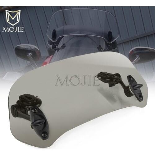 Motorcycle Windshield Extension Spoiler Windscreen Air Deflector For Kawasaki Versys X300 VN 1500 1700 650 2000 900 750 VULCAN