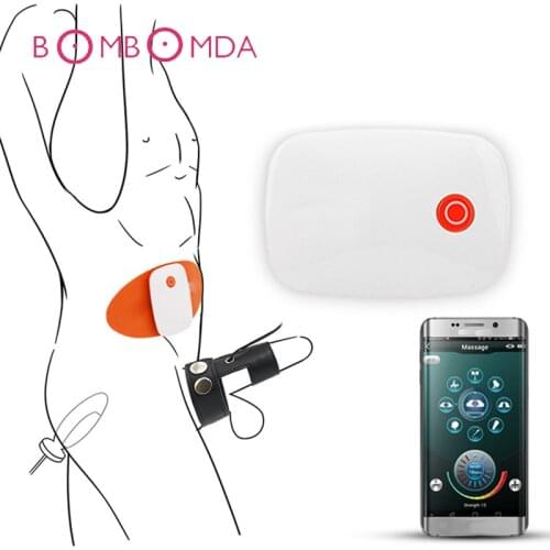Smart APP Wireless Remote Control Anal Plug USB Charge Anal Vagina Plug Vibration Penis Ring Electric Shock Set Sex Toys For Men