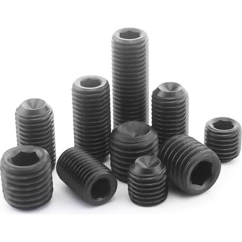 BSW 1/2-12 1/4-20 3/8-16 5/8-11 3/16-24 5/16-18 Hex Socket Cup Point Set Screws Grub Screw Allen Bolt High Tensile Grade 12.9