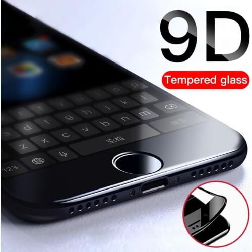 New 9D Curved Sof Edge Full Cover Tempered Glass For iPhone Xs Max Xr Screen Protector For iPhone 6 6s 7 8 Plus Protection Film