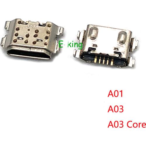 10-50PCS For Samsung Galaxy A01 A015 A015F/DS Usb Charging Connector Plug Dock Socket Port