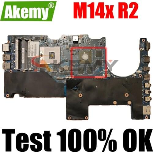 100% new For DELL Alienware M14x R2 Motherboard 0RH50G CN-0RH50G QBLB0 LA-8381P mainboard tested ok