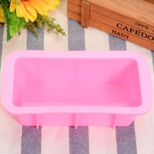 Silicone Bread Loaf Cake Muffin Making Mold Rectangle Toast Fondant Cake Mould Non-Stick Eco Friendy Kitchen DIY Bakeware Tool